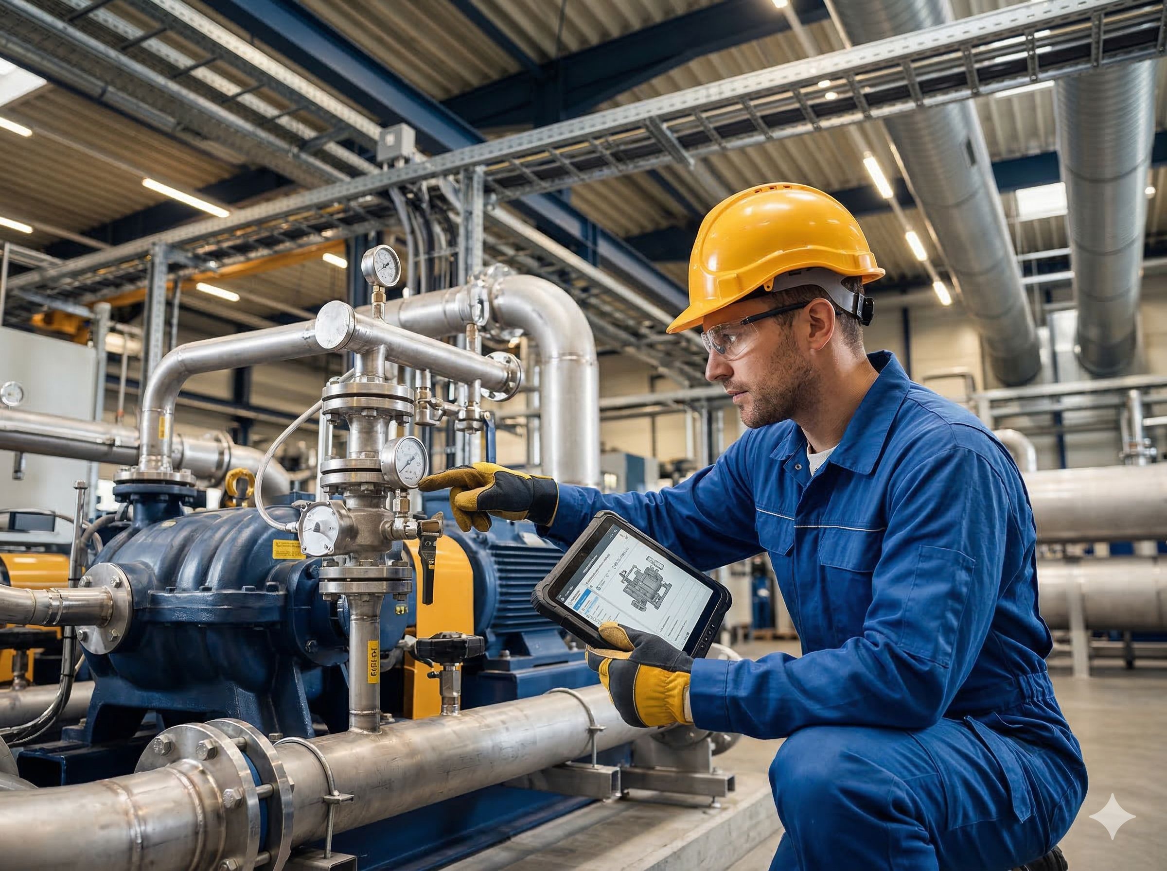 HSE-inspectie in een industriële omgeving